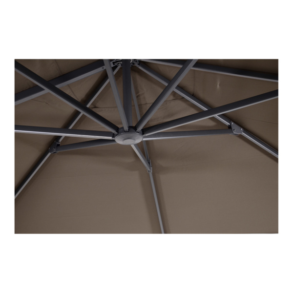 Ampelschirm Taurus taupe 3x4mtr