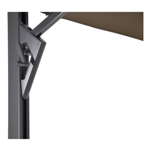 Ampelschirm Taurus taupe 3x4mtr