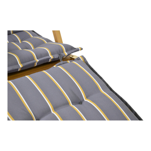 Auflage Deckchair Streifen anthrazit