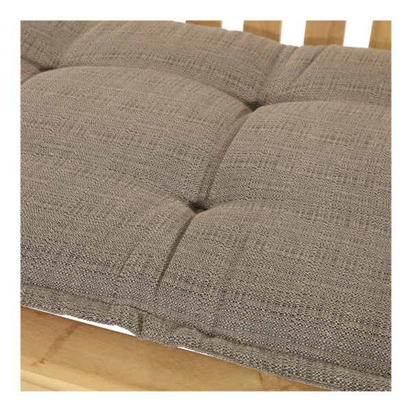 Bankkissen taupe 150 x 6 cm