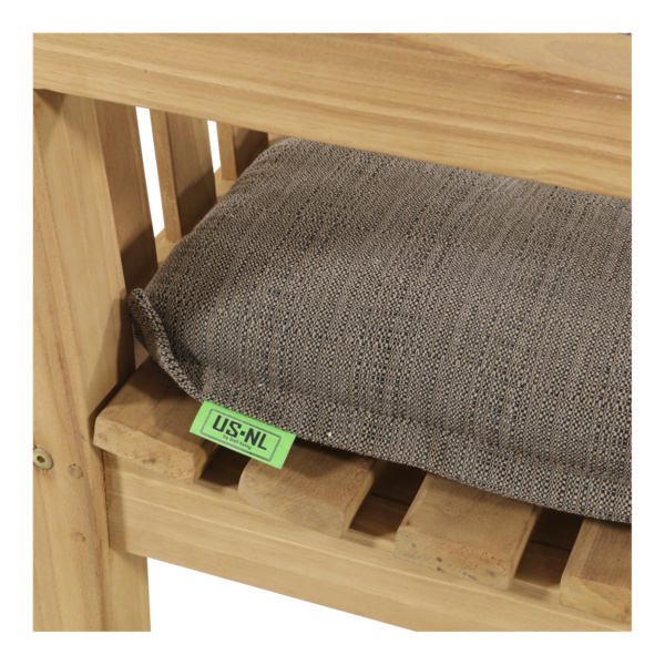 Bankkissen taupe 150 x 6 cm