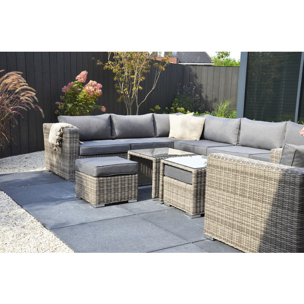 Lounge Tisch mit Hocker Perugia