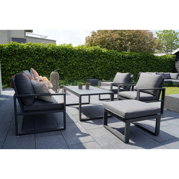 Lounge Hocker Pina Colada Negro