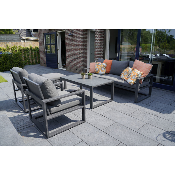 Lounge Hocker Pina Colada Negro