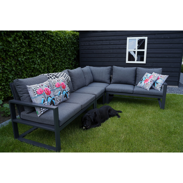 Lounge-Eckbank Pina Colada Negro