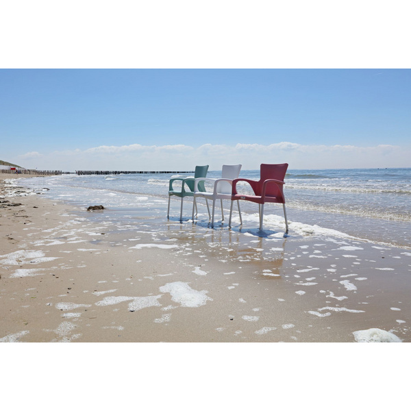 Stapelstuhl Bella weiß