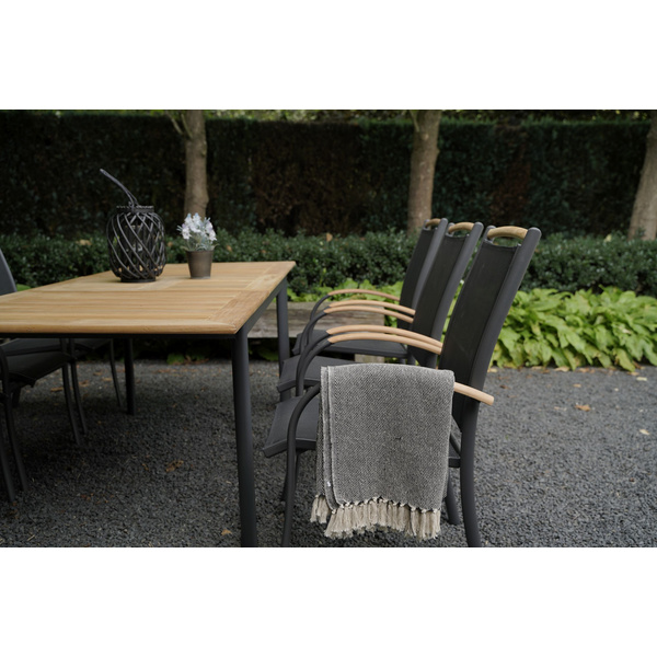 Ausziehtisch Monza anthrazit 152/210 x 89 cm