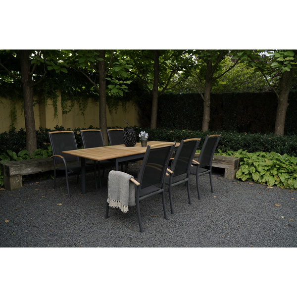 Ausziehtisch Monza anthrazit 152/210 x 89 cm