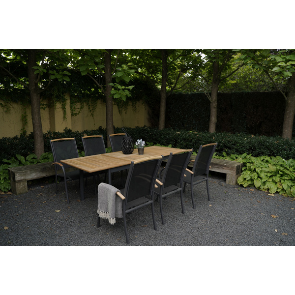 Ausziehtisch Monza anthrazit 152/210 x 89 cm