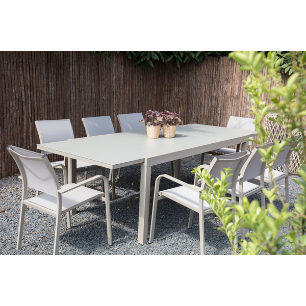 Beistelltisch Marmor weiß Ø55 x 45 cm