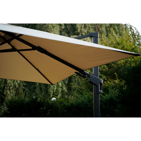 Ampelschirm VirgoFlex ecru 3x3mtr