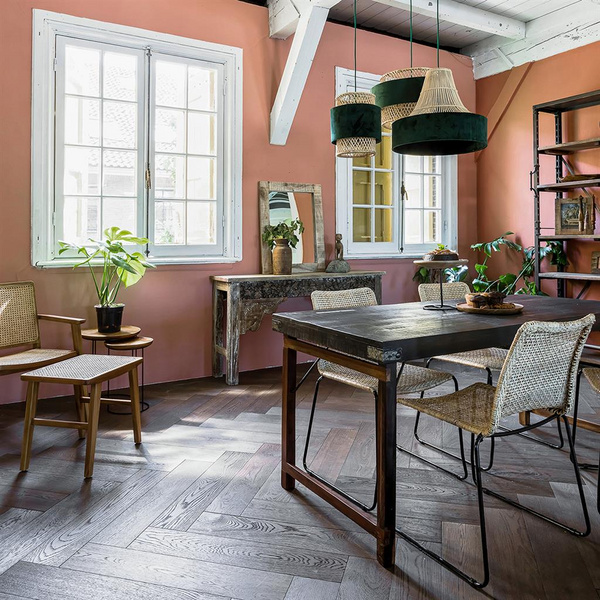 Market Esstisch schwarz Wood