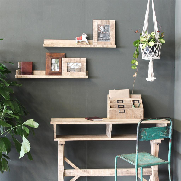 Vintage Mango Wandregal Mango wood