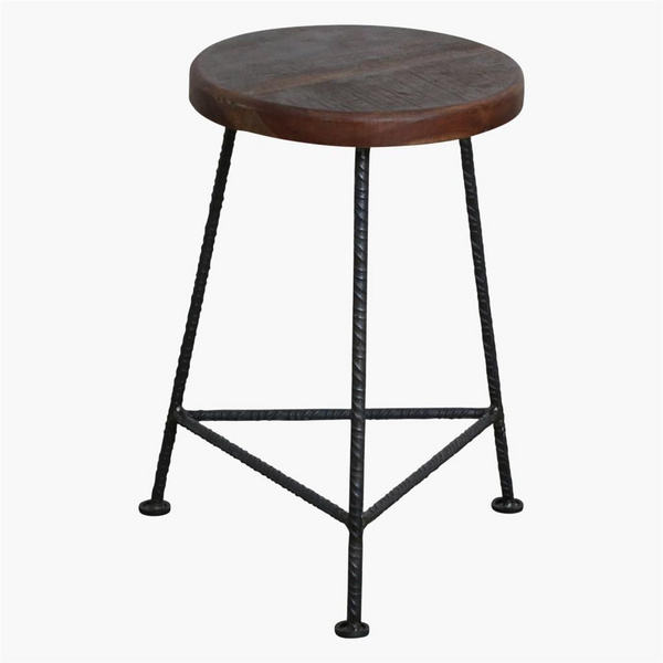 Factory Hocker FSC recycled wood