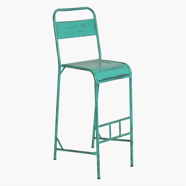 Java Barhocker Eisen türkis Iron 340x350x1100mm
