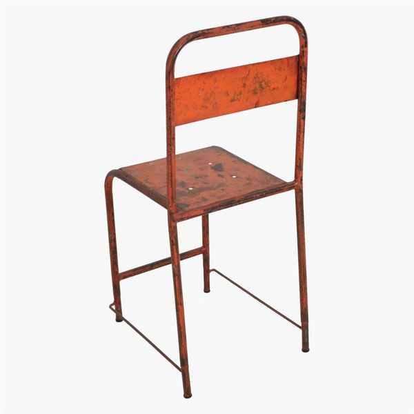Java Barhocker Eisen orange Iron 340x350x890mm