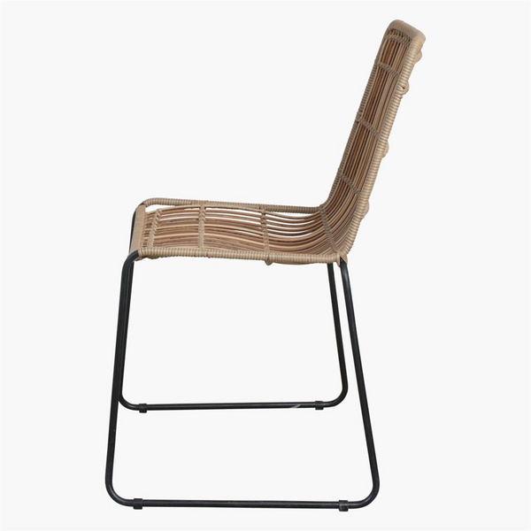 Jane Outdoorstuhl schmal Rope, iron