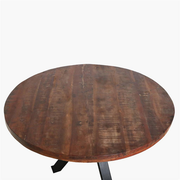 Factory Tischplatte rund Ø120cm FSC recycled wood