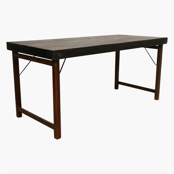 Market Esstisch schwarz Wood