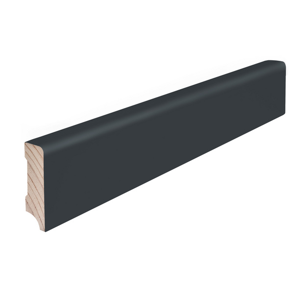 Sockelleiste Profil SB 630 Weichholz lackiert ähnl. RAL 7016 2400x40x16mm