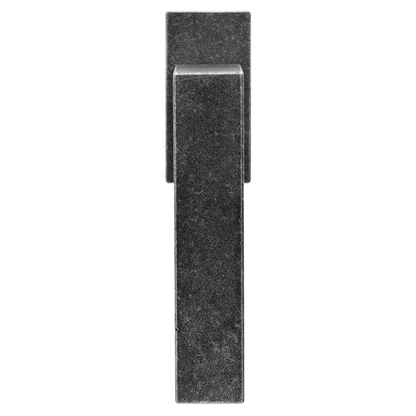 Wagrain Eckig Fenstergriff 7x40mm, Schwarz patiniert, 90° Rastermechanik, Stütznocken Ø10mm
