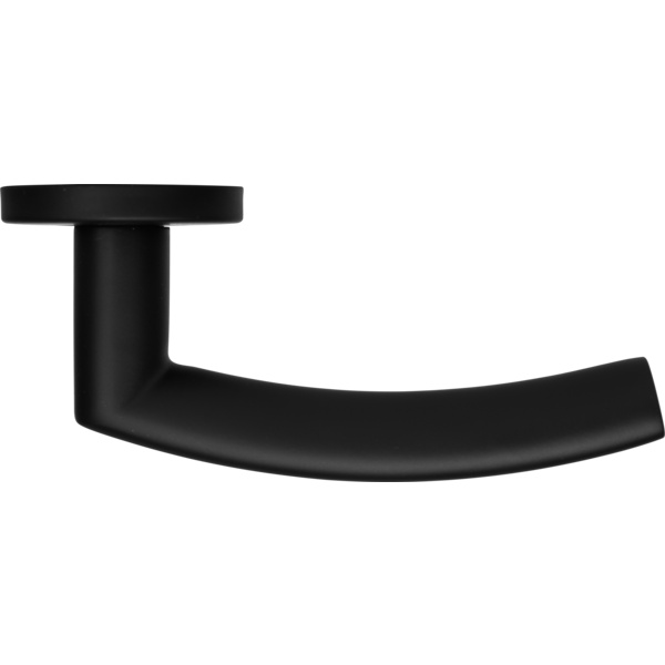 Advantage Rosettengarnitur "S-Form TRE" BB, Tiefschwarz, Nylon Unterkonstruktion, Ø55mm