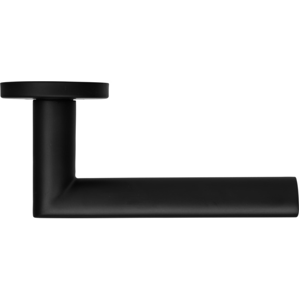 Advantage Rosettengarnitur "L-Form TRE" BB, Tiefschwarz, Nylon Unterkonstruktion, Ø55mm