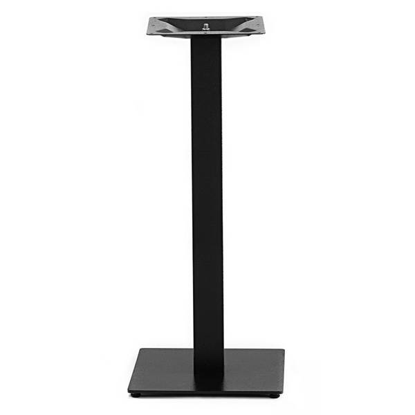 Gasto Untergestell Alu ( Stehtisch ) Pulverbeschichtet Schwarz 400x400x1080mm