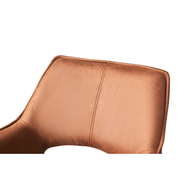 Stuhl Mike Leder New York Farbe.: Cognac Format: H:82 B:61 T:44 Sitzh: 50cm