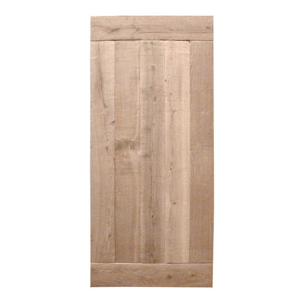 Tischplatte Kopenhagen Eiche gebürstet, optisch gealtert, gerade Kante