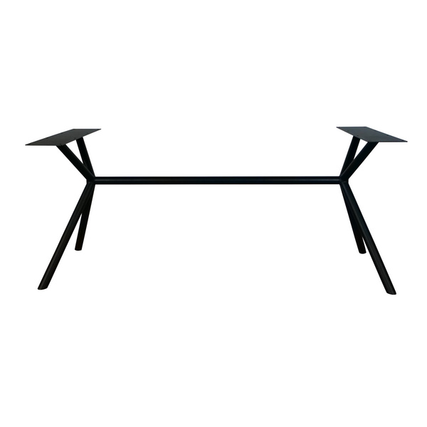 Metall REX Long Roundline L 1500mm zerlegbar 1960x700mm matt schwarz Ral 9005