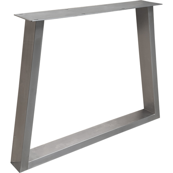 Tischuntergestell Fineline Trapez Edelstahl V2A, Material 100x40mm, 72x78cm (HxB)