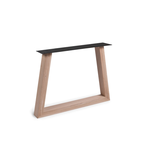 Tischuntergestell Wood Line Fineline Trapez Eiche, Material 100x40mm, 72x95cm (HxB)