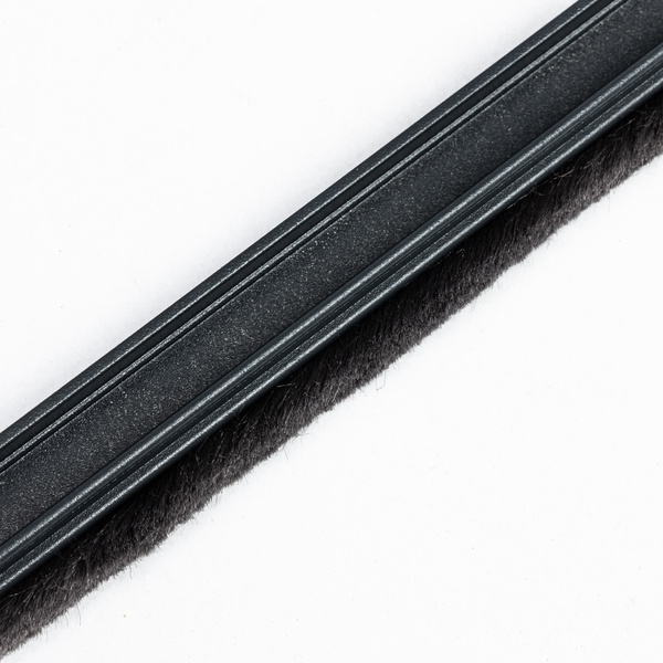 Option 06 Zugluft Bürstenprofil + Mitnemmer Glasschiebewände Lounge Small Schwarz