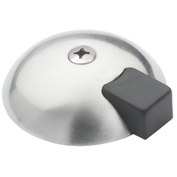 Bodentürstopper Flatto, Edelstahl matt, Flachform Ø 70mm, Höhe 22mm