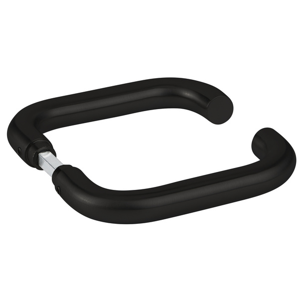 Drückerpaar Rotondo, Schwarz matt