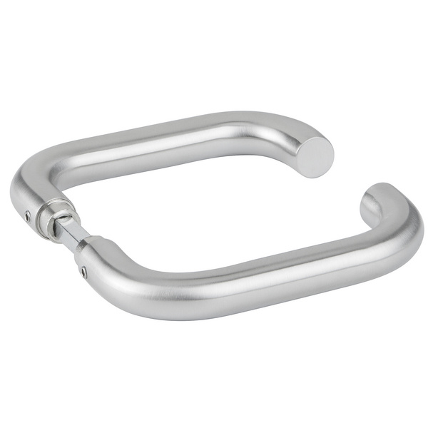 Drückerpaar Rotondo, Edelstahl matt