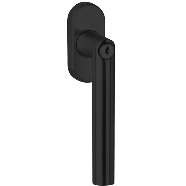 Fenstergriff abschließbar Volume, Schwarz matt