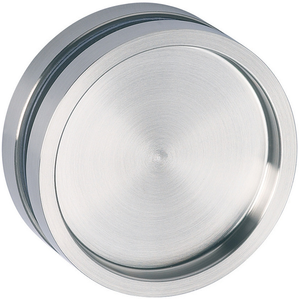 Griffmuschel Circolo rund, Edelstahl, selbstklebend