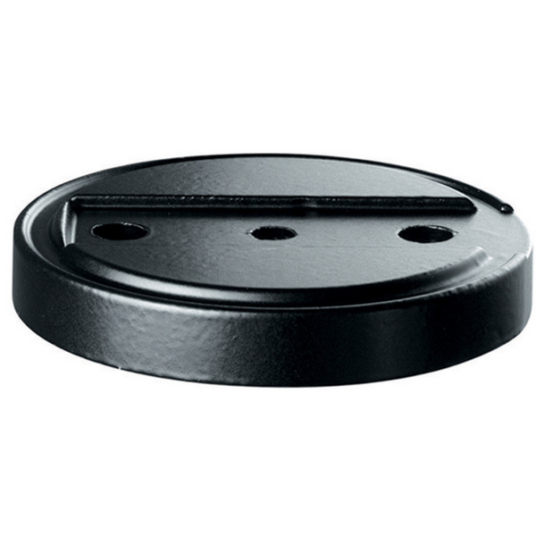 Grundplatte/Erhöhungsplatte für Türstopper Flatto, Silikon schwarz, Ø 70mm, 10mm Höhe