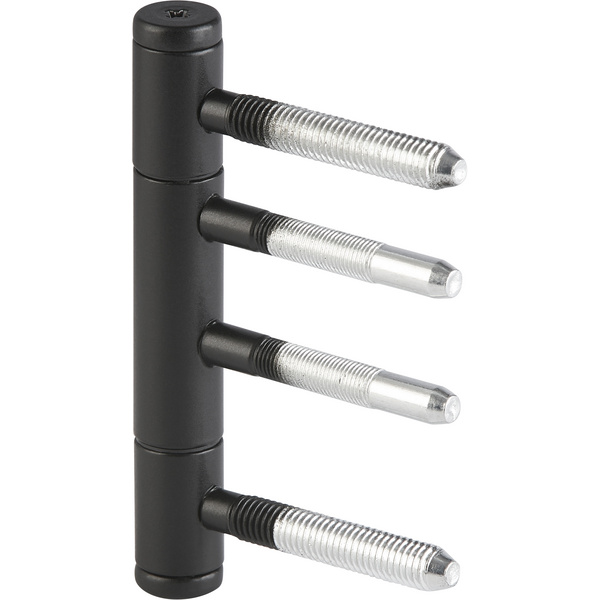 Türband für Holz-Futter- und Blockzarge 3-tlg., Schwarz matt, wartungsfrei