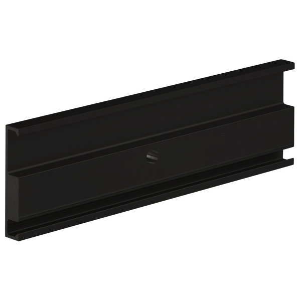Wandabstandsprofil 10mm, Alu, Schwarz matt, 58mm hoch, Profillänge 2000mm