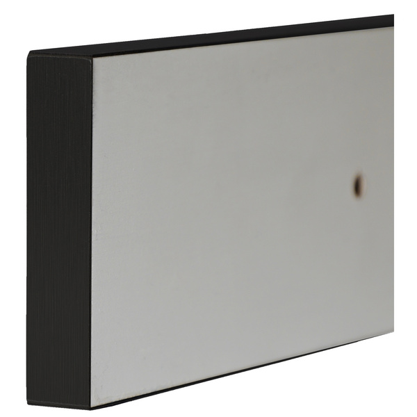 Wand/Deckenabstandsprofil MDF 12mm, Schwarz matt, 58mm hoch, Profillänge 2400mm