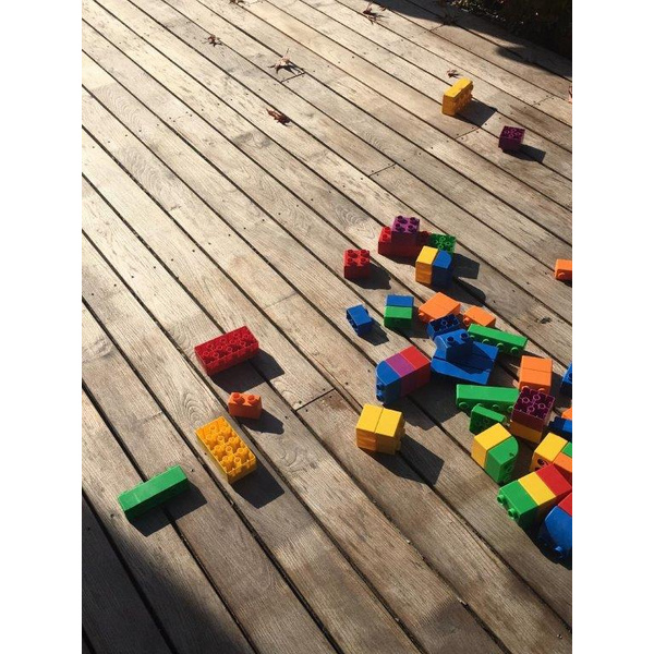 Terrassendiele Robinie beidseitig glatt, keilgezinkt