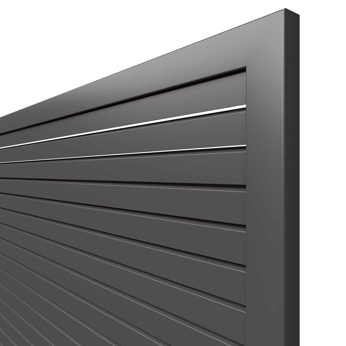 Sichtschutzzaun Metall anthrazit "DESIGN RHOMBUS" B x H 180 x 180 cm